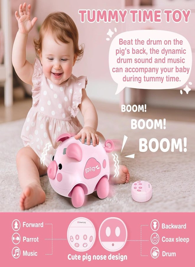 OCHIDO Baby Toy 6-12 Months, Musical Piggy Crawling Infant Toys with Light, 6 Month Old Toys for Tummy Time Development, Christmas Birthday Gifts for Boy Girl 7 8 9 10 11 Month 0-1 Year Old - Image 5